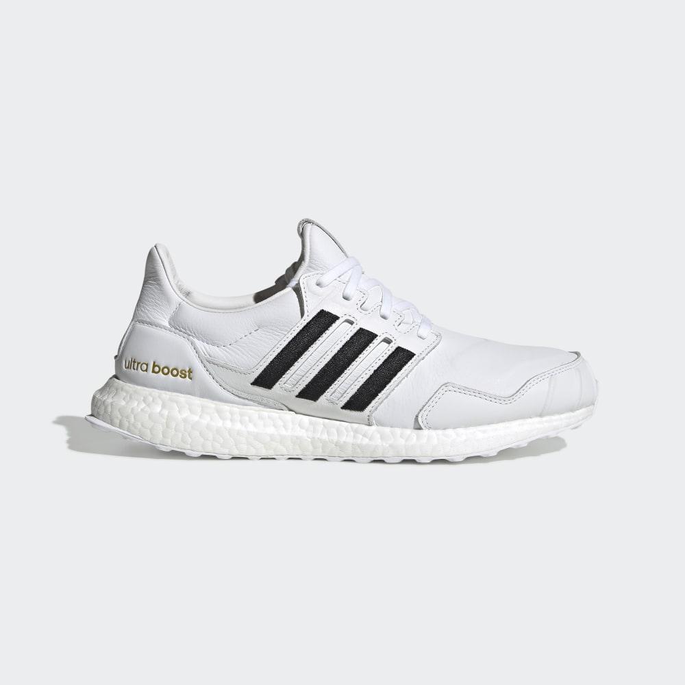 Adidas Men's Ultraboost DNA Running Shoes White/Black/Gold Metal Ireland EH1210